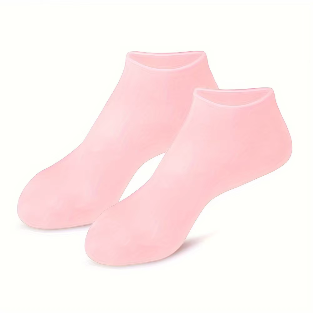 Chaussettes hydratantes en Silicone pour pieds secs et craquelés, avec Lotion pour le corps, Massage