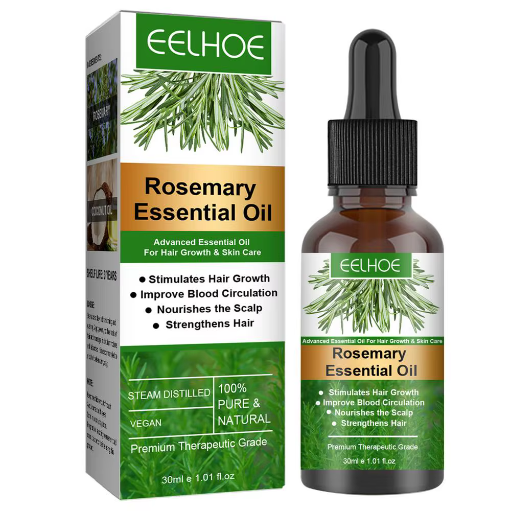Huile essentielle de romarin, produits pour la croissance des cheveux, produits capillaires biologiq