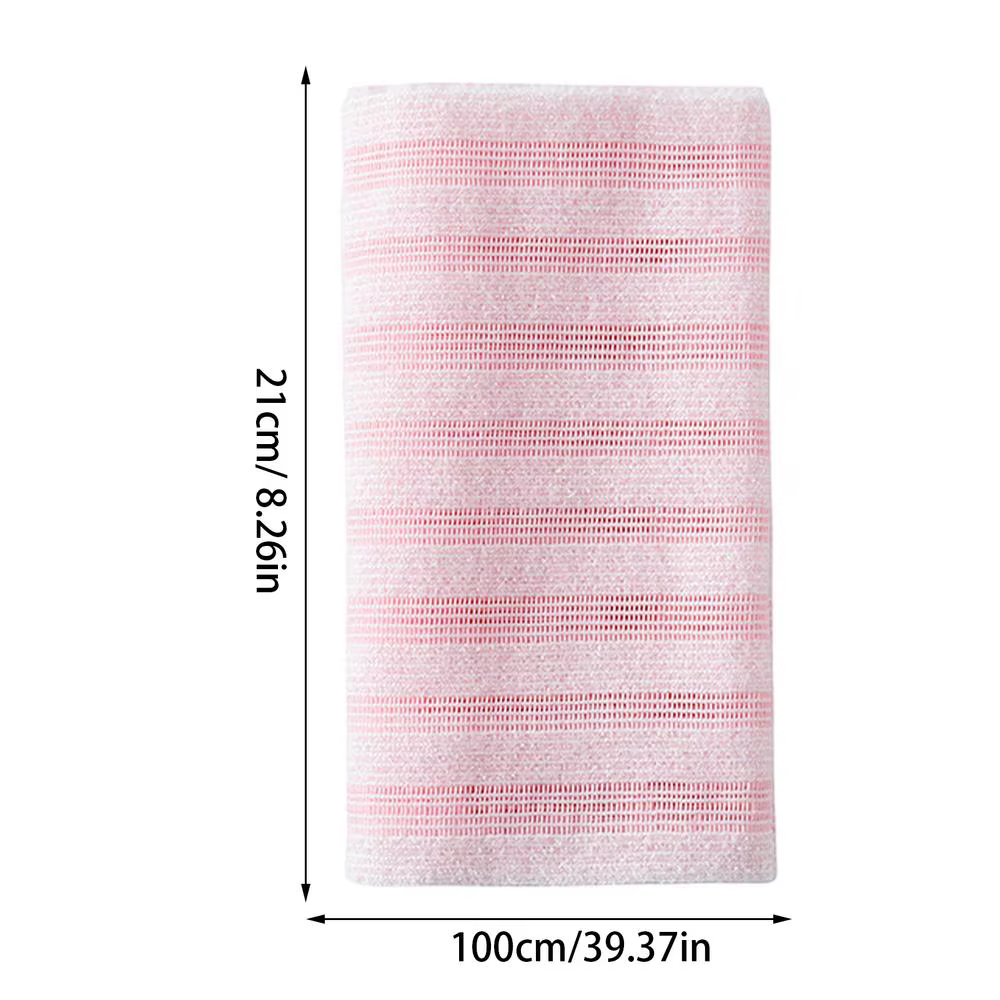 Serviette exfoliante pour le corps, éponge de douche légère, accessoires quotidiens pour la salle de