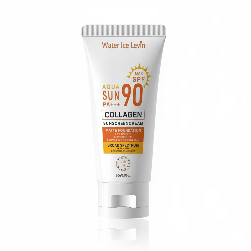 Crème solaire SPF 90+ PA+++ Large spectre. Résistant à l'eau 80 minutes. Protège contre les UVB et l