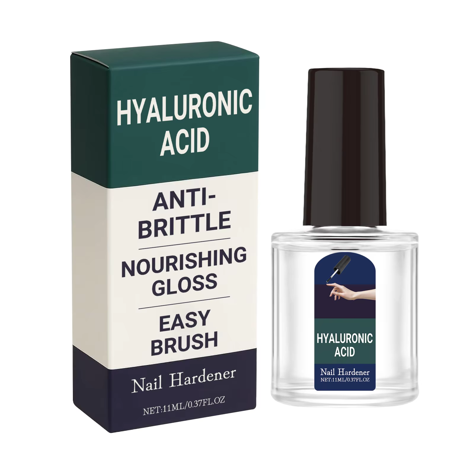 Traitement en gouttes pour ongles à base de plantes : durcisseur, réparateur, brillant, favorise la 