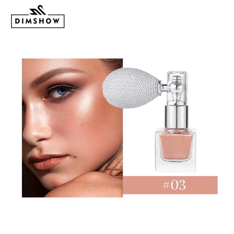 Spray scintillant pour le corps 4 couleurs, poudre scintillante pour le visage, illuminateur, contou