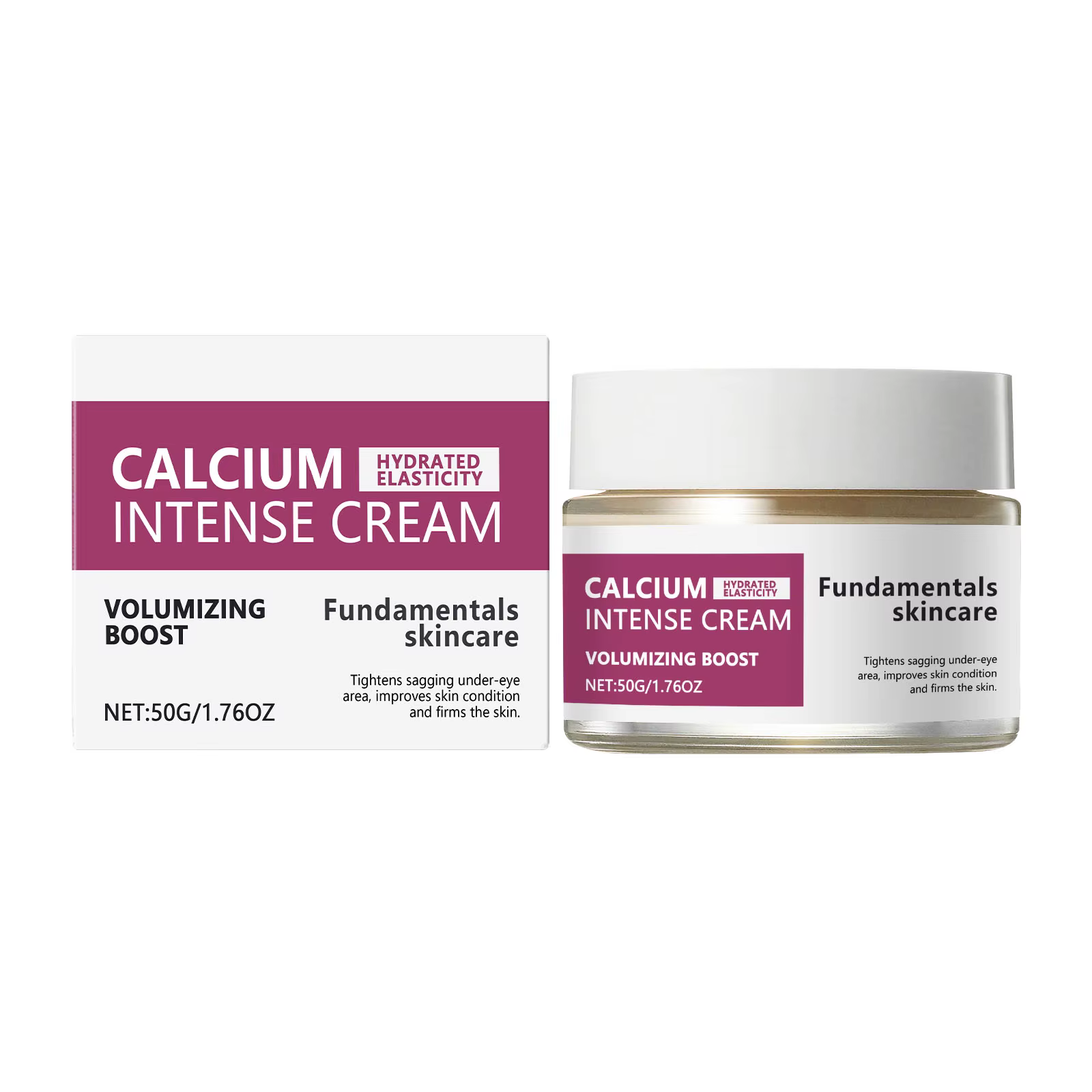 Crème intense au calcium pour raffermir la peau, améliorer l'élasticité, hydrater, raffermir le visa