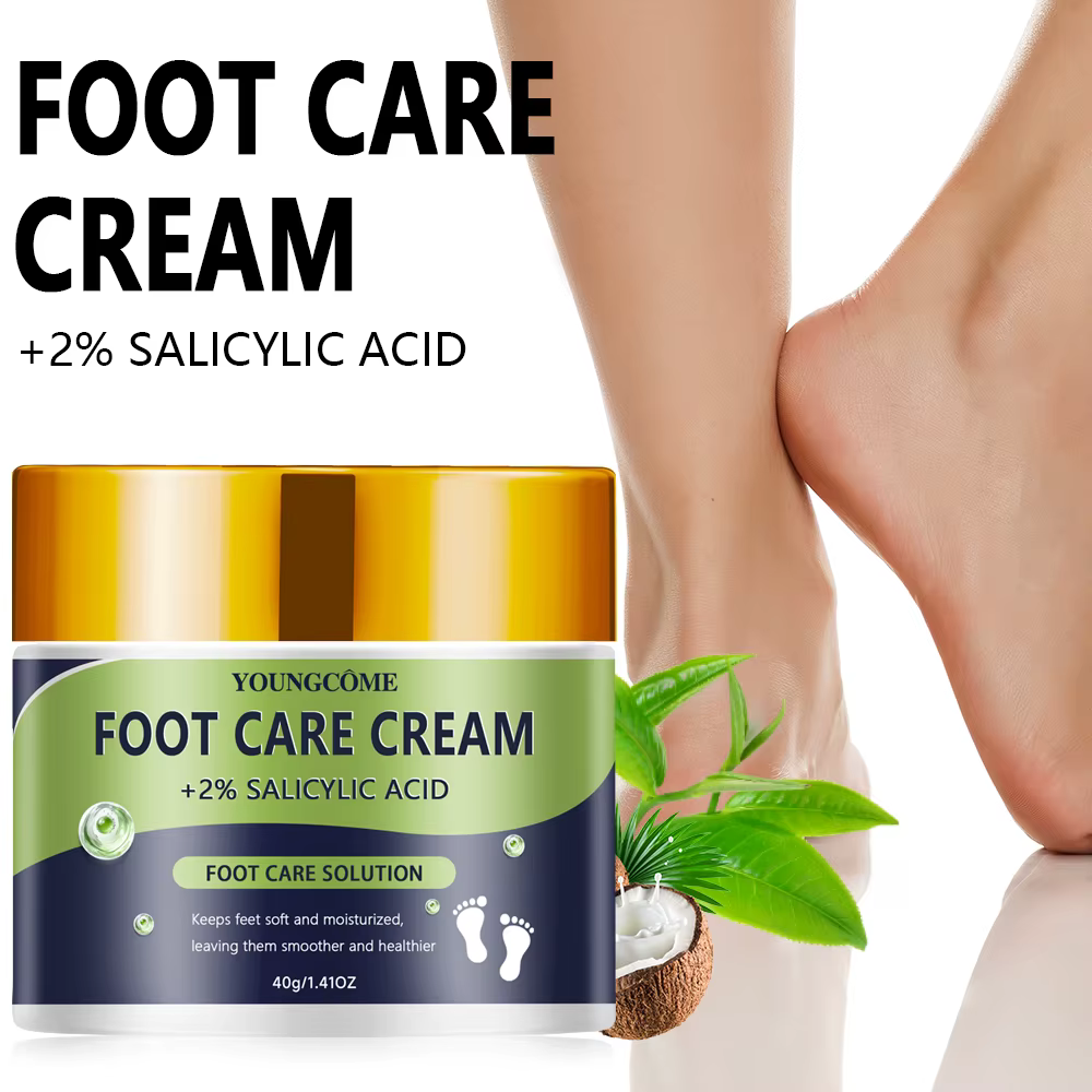 Crème pour les pieds 2% acide salicylique répare la sécheresse fissures exfolie doucement adoucit la
