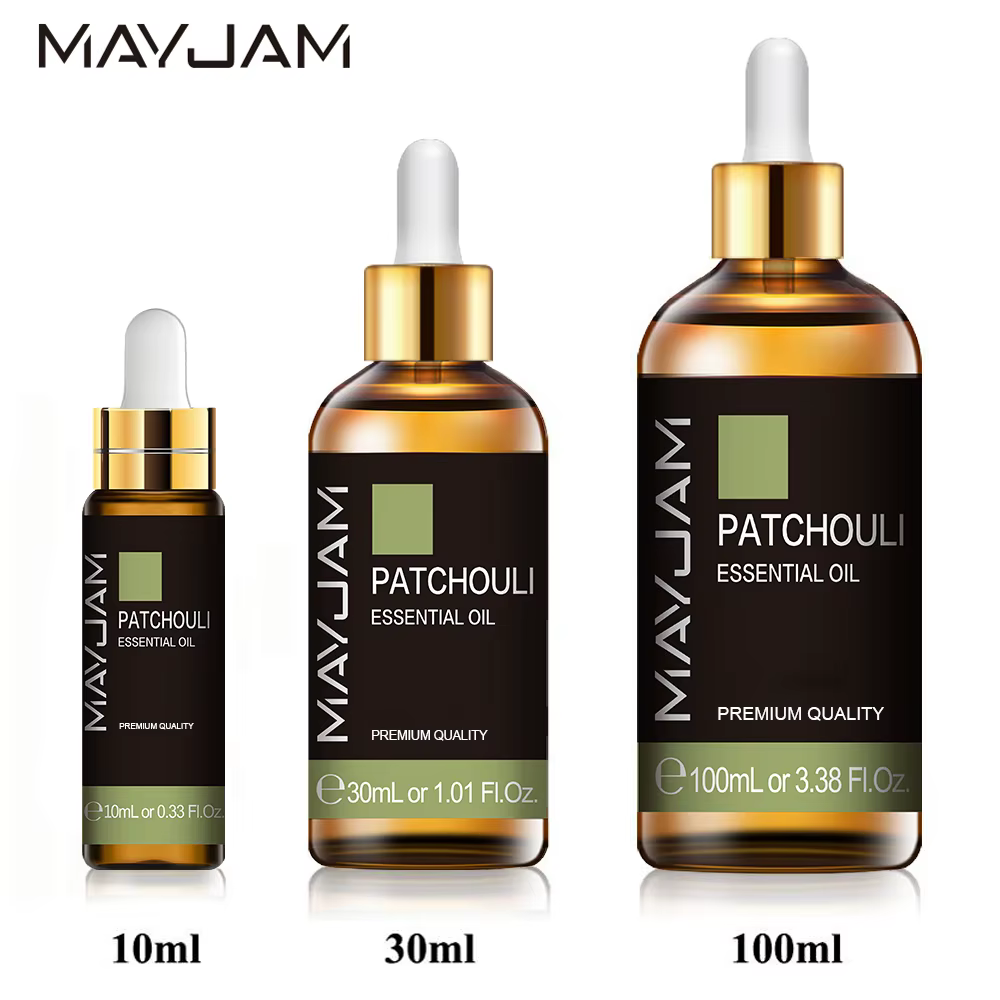Huile Essentielle de Patchouli Pure et Naturelle 10ml 30ml 100ml – Huiles Essentielles Végétales pou