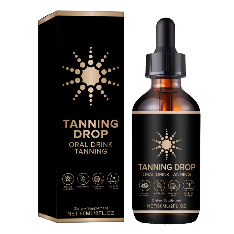 Gouttes autobronzantes 60 ml - Formule vitaminée à la bêta-carotène pour un éclat naturel sans expos