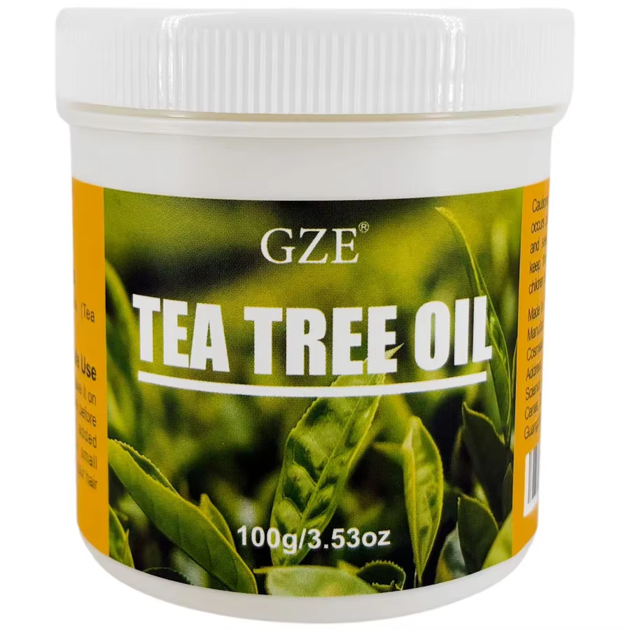 GZE Tea Tree Oil Hair Oil Remove des flocons de pellicules amples
