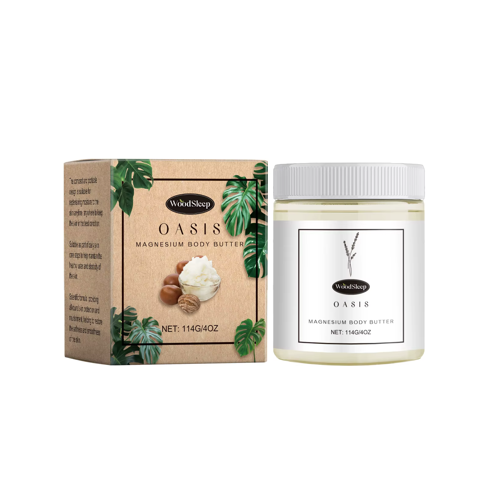 Lotion pour le corps au beurre de karité hydratante beurre pour le corps au magnésium peau nourrissa