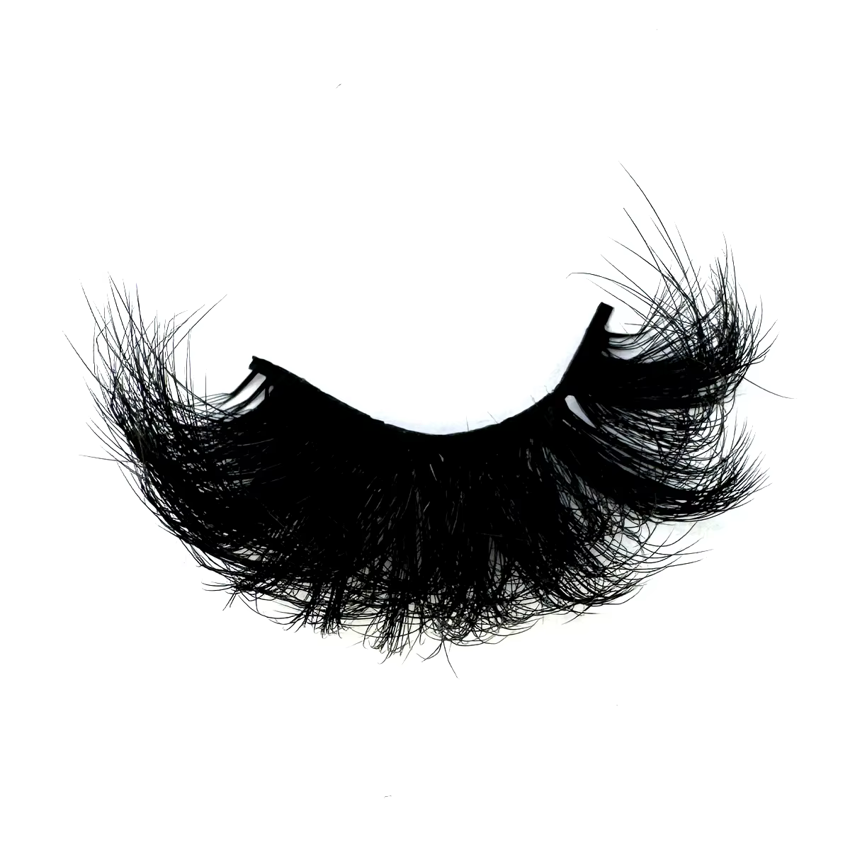 7 paires 25mm 8D Faux cils de vison en vrac moelleux naturel Faux cils épais dramatique Faux cils de