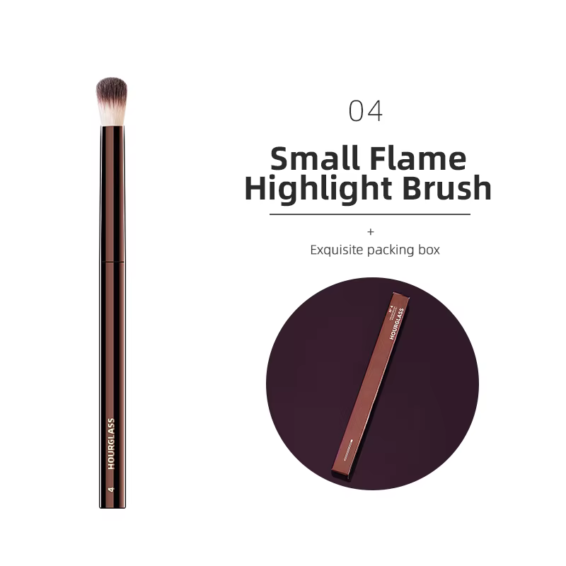 Hourglass-Pinceaux de maquillage, poudre, fond de teint, correcteur, fard à joues, bronzant, ombre à