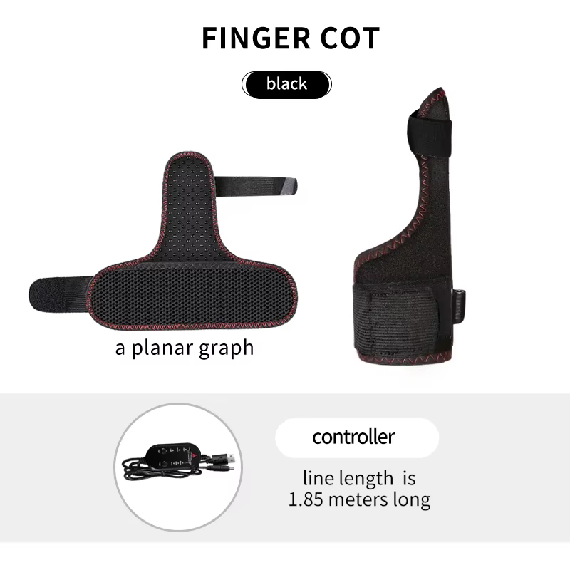 Support de massage chauffant pour poignet et doigts, 3 réglages de température, soulagement des doul