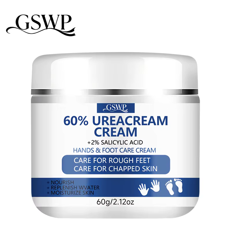 Crème pour les mains et les pieds GSWP à 60% d'urée, améliore la peau rugueuse et gercée, garde la p