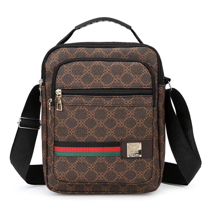 Sac bandoulière homme, nouveau modèle tendance, multi-couches, polyvalent, sac à main décontracté, s