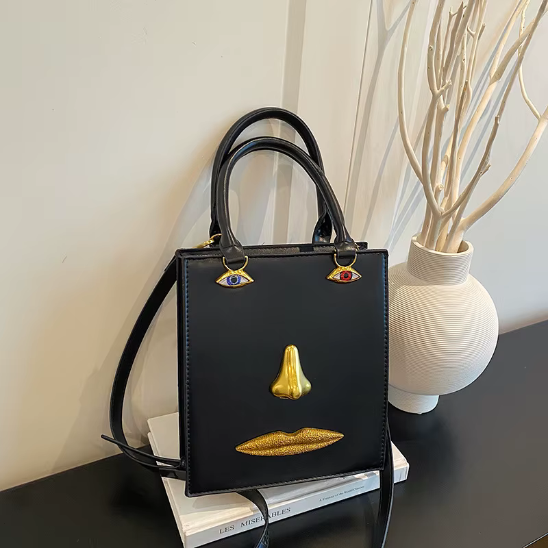 Nouveaux Sacs à Main Harajuku pour Femmes : Sacs Bandoulière Rigides, Sacs de Soirée Amusants et Sac