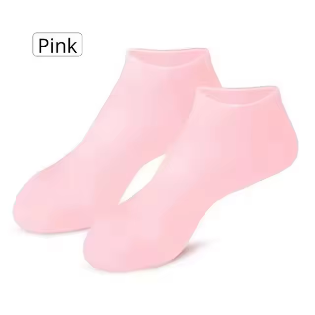 Lot de 2 gants hydratants en silicone pour exfolier et prévenir la sécheresse des mains, laissant le