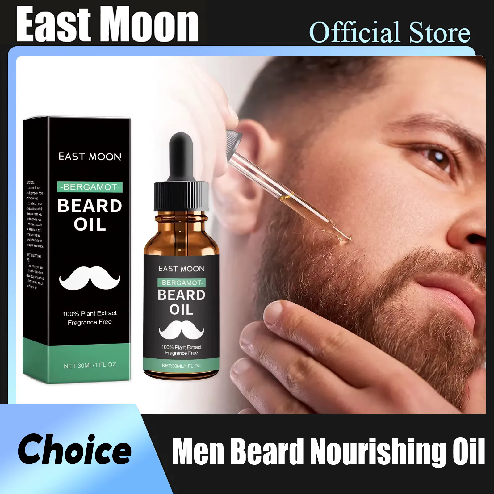 Huile nourrissante pour barbe pour hommes, soins pour garniture, réduit la perte, renforce, adoucit,