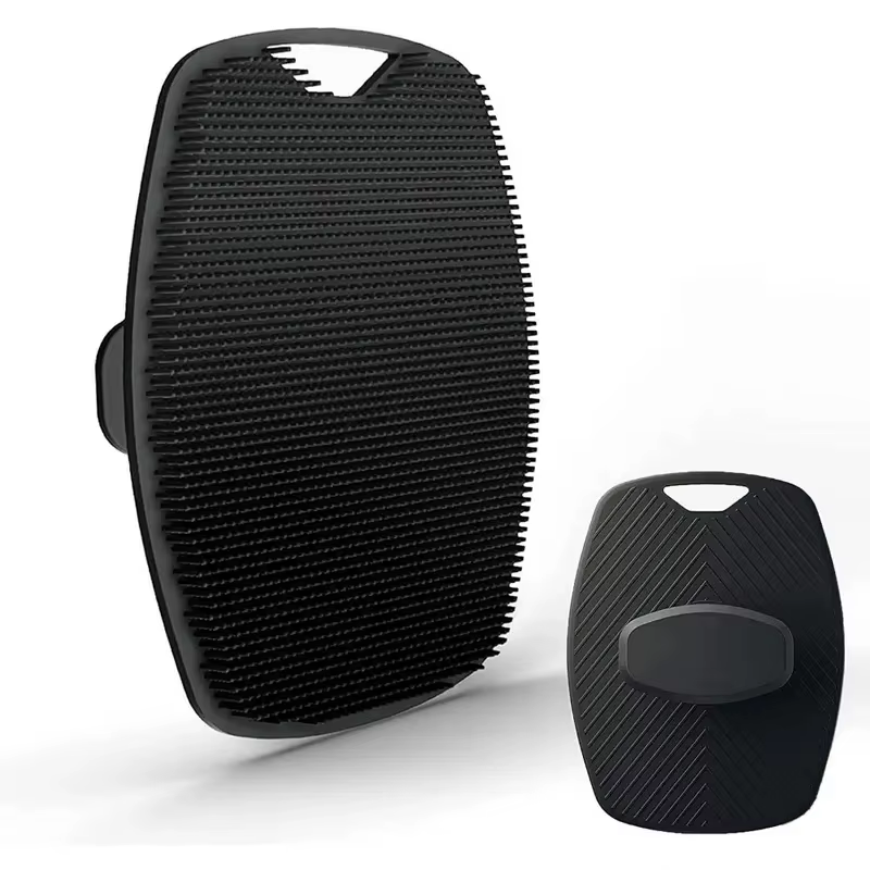 Brosse de nettoyage du corps en Silicone souple, 1 pièce, pour l'exfoliation, pratique, facile à net
