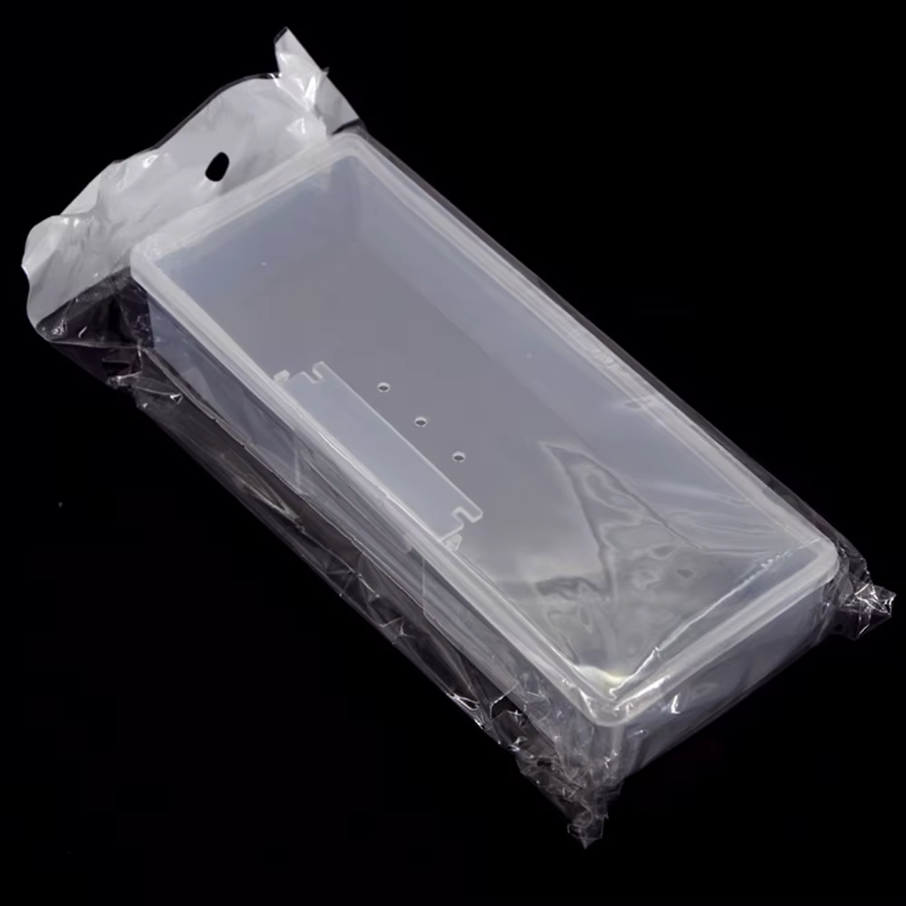 Boîte de rangement rectangulaire en plastique Transparent pour Nail Art, 1 pièce, boîte de rangement