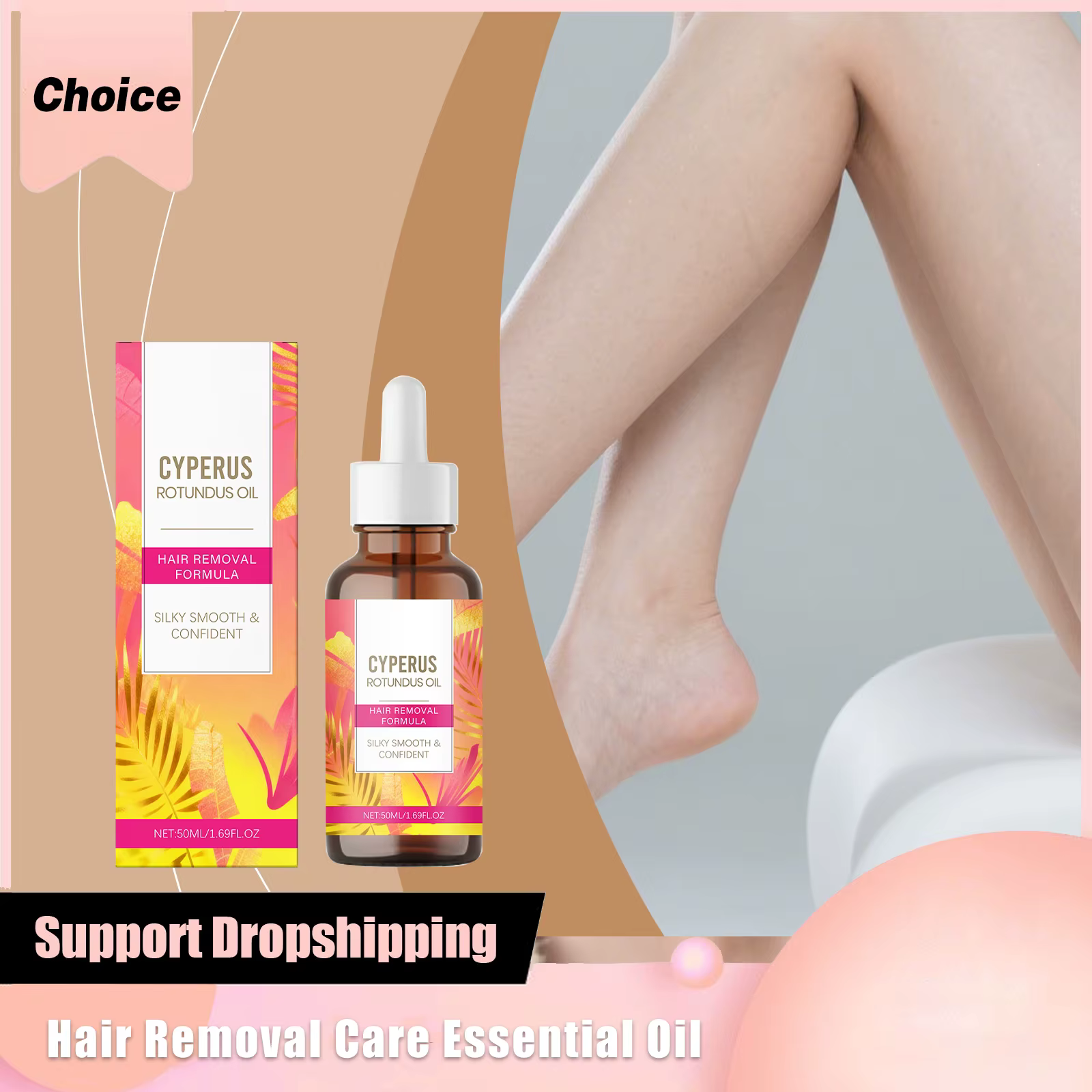 Huile de Cyperus Rotundus Hydratation Profonde Nourrit la Peau Réduit la Sécheresse et l'Inconfort P