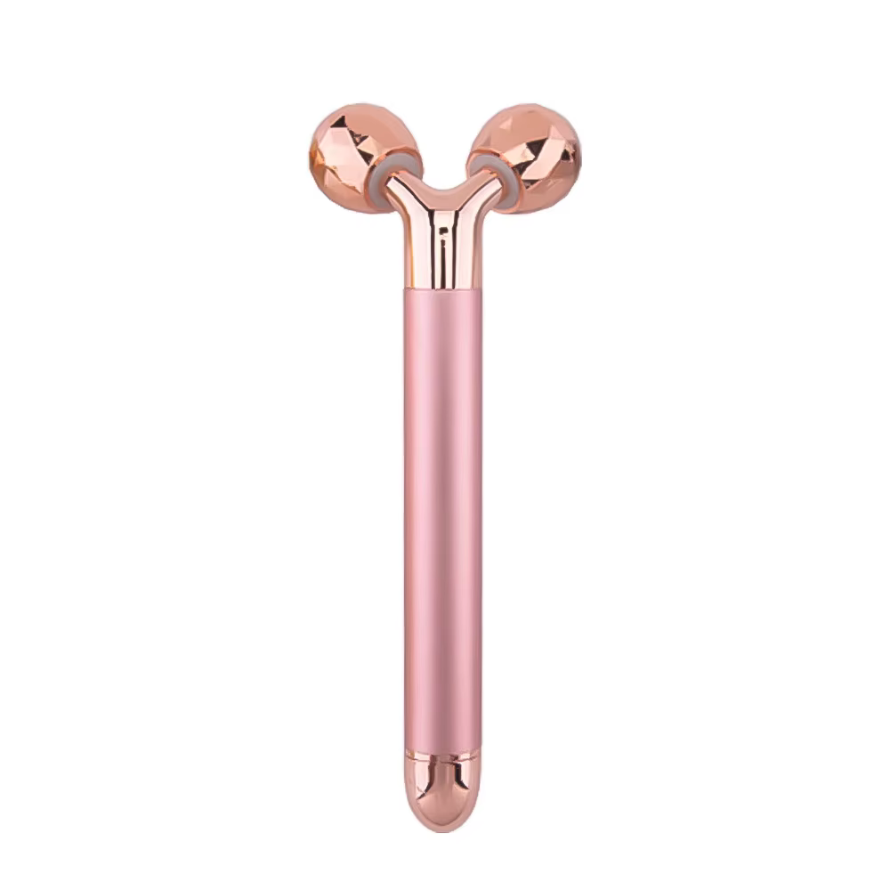 Rouleau de beauté électrique vibrant pour le visage, masseur facial, lifting du visage, anti-rides,