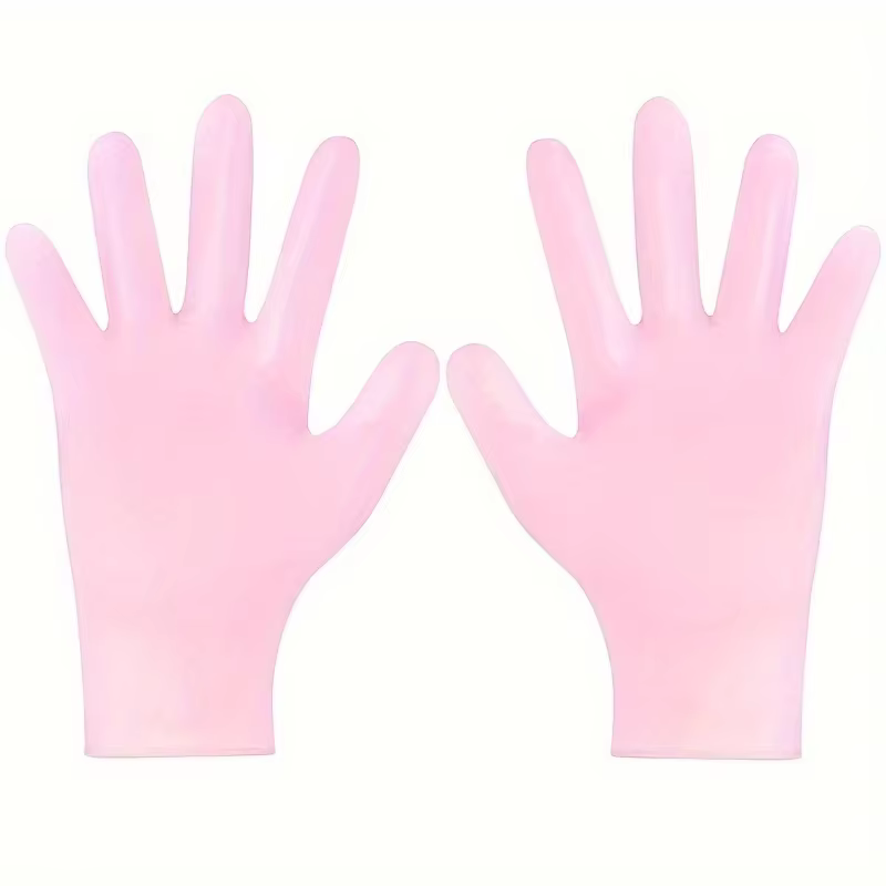 2 paires de gants en silicone réutilisables pour mains sèches, exfoliation douce, hydratation intens