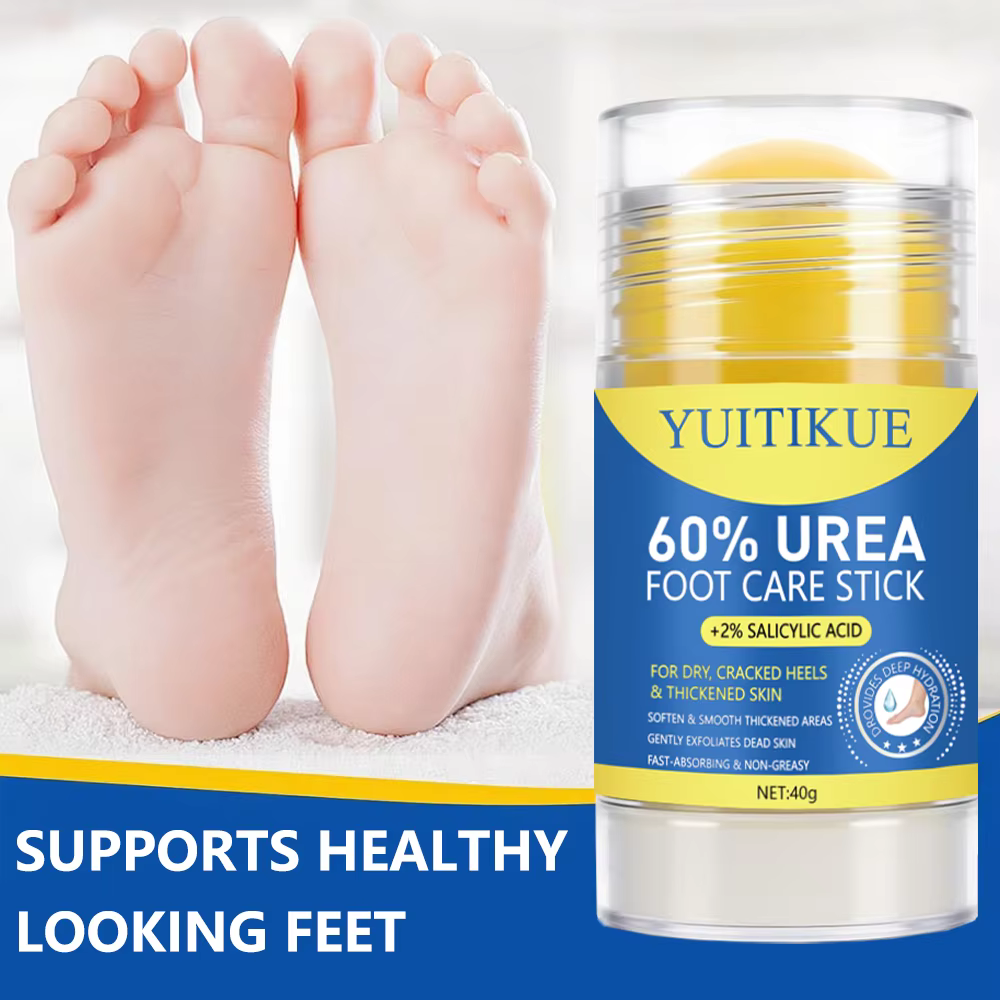 YUITIKUE bâton de soin des pieds 40g-pour talons secs craquelés et peau épaissie, adoucit et lisse l