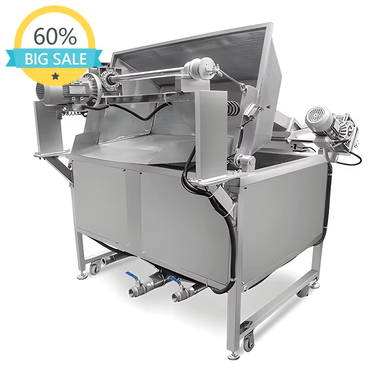 Friteuse à alimentation rapide écoénergétique avec filtration automatique de l'huile pour prolonger