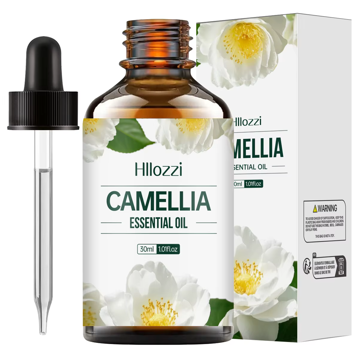 Huile essentielle de camélia, huile hydratante polyvalente, adaptée au diffuseur d'aromathérapie, so