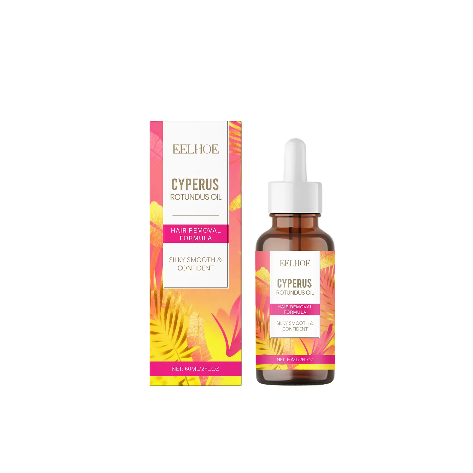 Huile apaisante pour le corps Eelhoe Cyperus Rotundus après épilation, inhibiteur de repousse des po