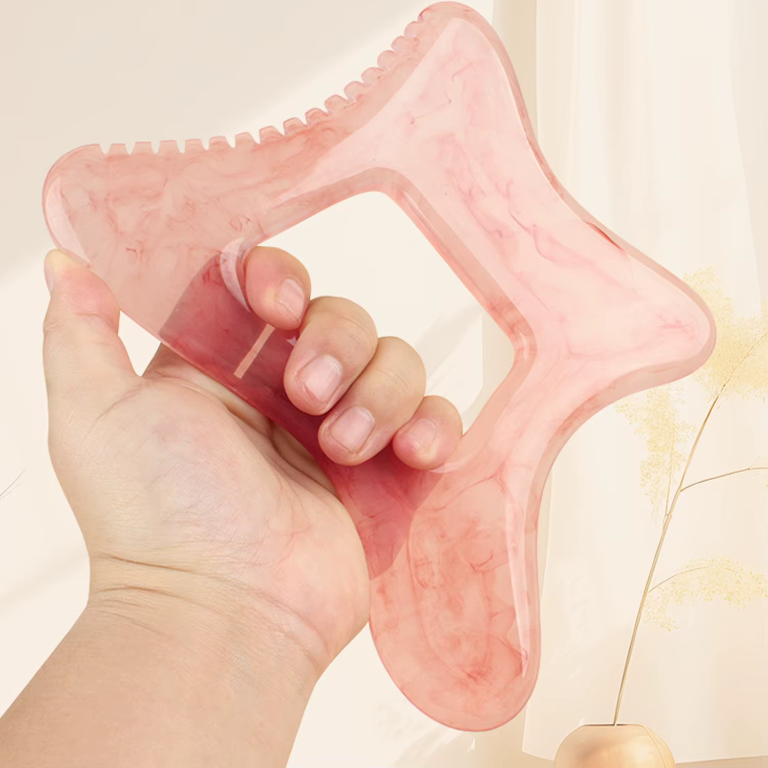 Outil Gua Sha pour le corps en résine, grand outil corporel Gua Sha, outil de Massage contre la Cell