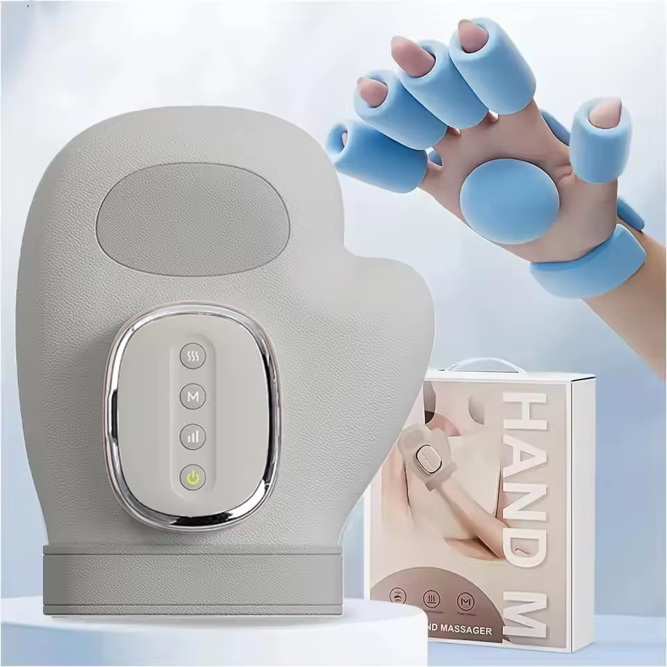 Masseur pour les mains avec compression par airbag, machine de massage des doigts, du poignet et de 