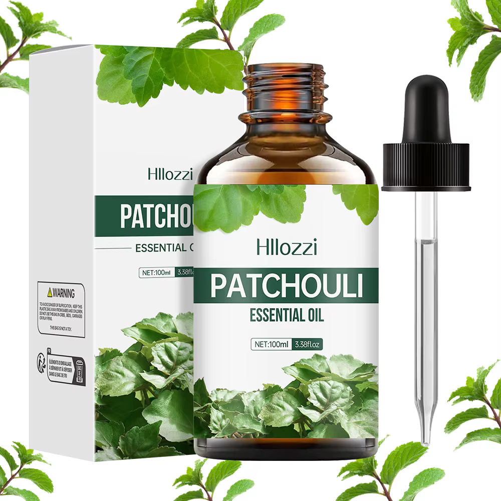Huile essentielle de patchouli pour diffuseurs, huile essentielle hydratante, nourrissante, hydratan