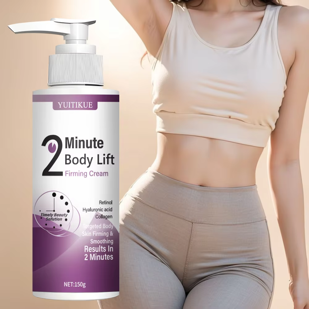 Crème raffermissante pour le corps de 2 minutes avec rétinol et acide hyaluronique, resserre le vent