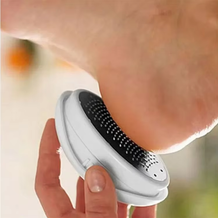 Lime de pédicure naren forme d'œuf pour les soins des pieds, dissolvant de callosités pour usage dom