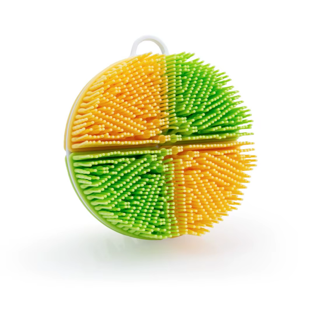 Épurateur de corps en Silicone, douche exfoliante douce, brosse de nettoyage du dos, facile à nettoy