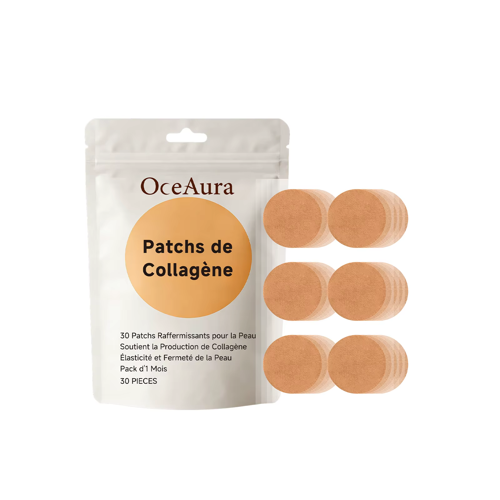 Patch apaisant au collagène – Soin hydratant et nourrissant quotidien, pour une peau douce, lisse et