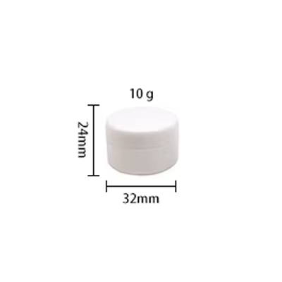 Pot de crème blanche 10/20/30/50/100/150/200/250g, 50 pièces, crème de voyage, Lotion, récipient cos