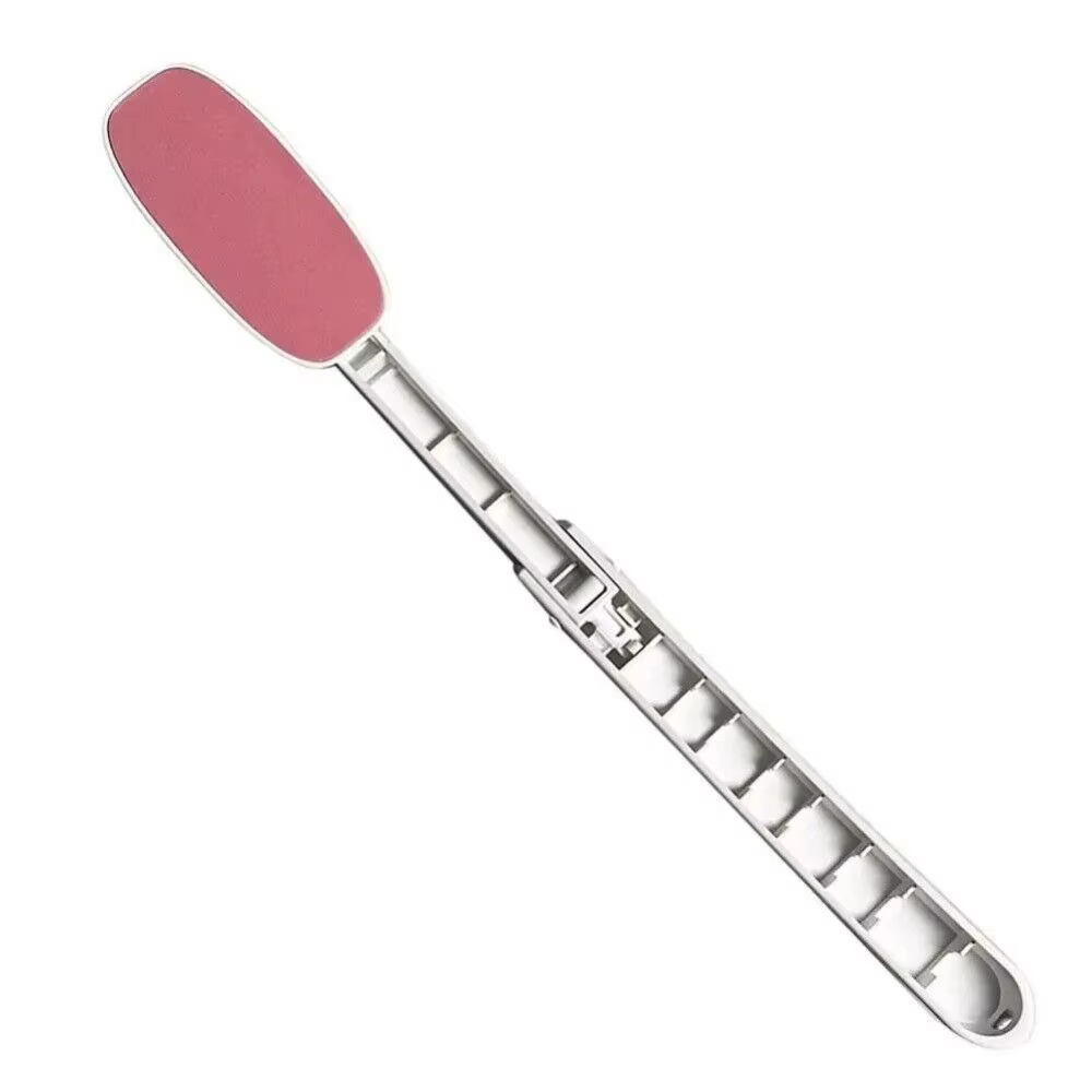 Applicateur de Lotion pour dos pliable et extensible, longue poignée incurvée, crème pour le dos réu
