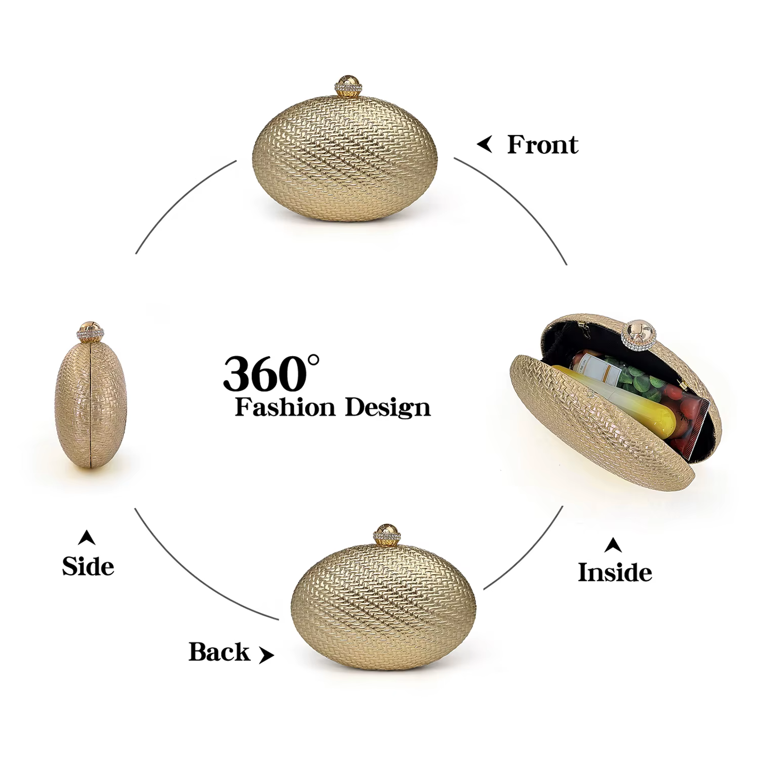 Sac de soirée mini élégant et luxueux pour femmes, sac à main classique de couleur unie, adapté aux fêtes, mariages et banquets