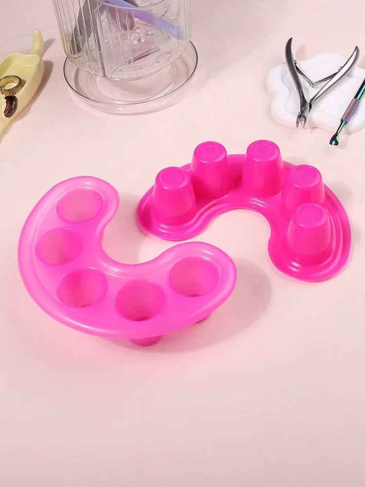 1/2 PIÈCES Bol de trempage pour le lavage des mains et le retrait de vernis à ongles