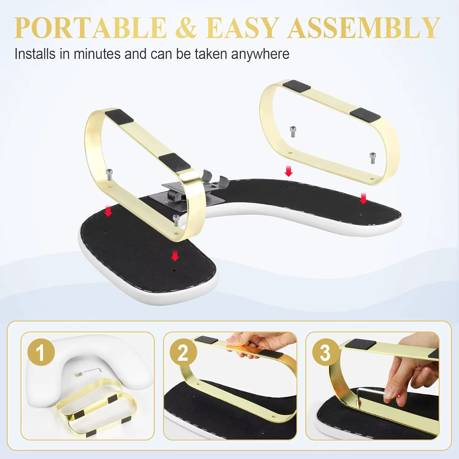 Repose-main en cuir PU pour Salon de manucure
