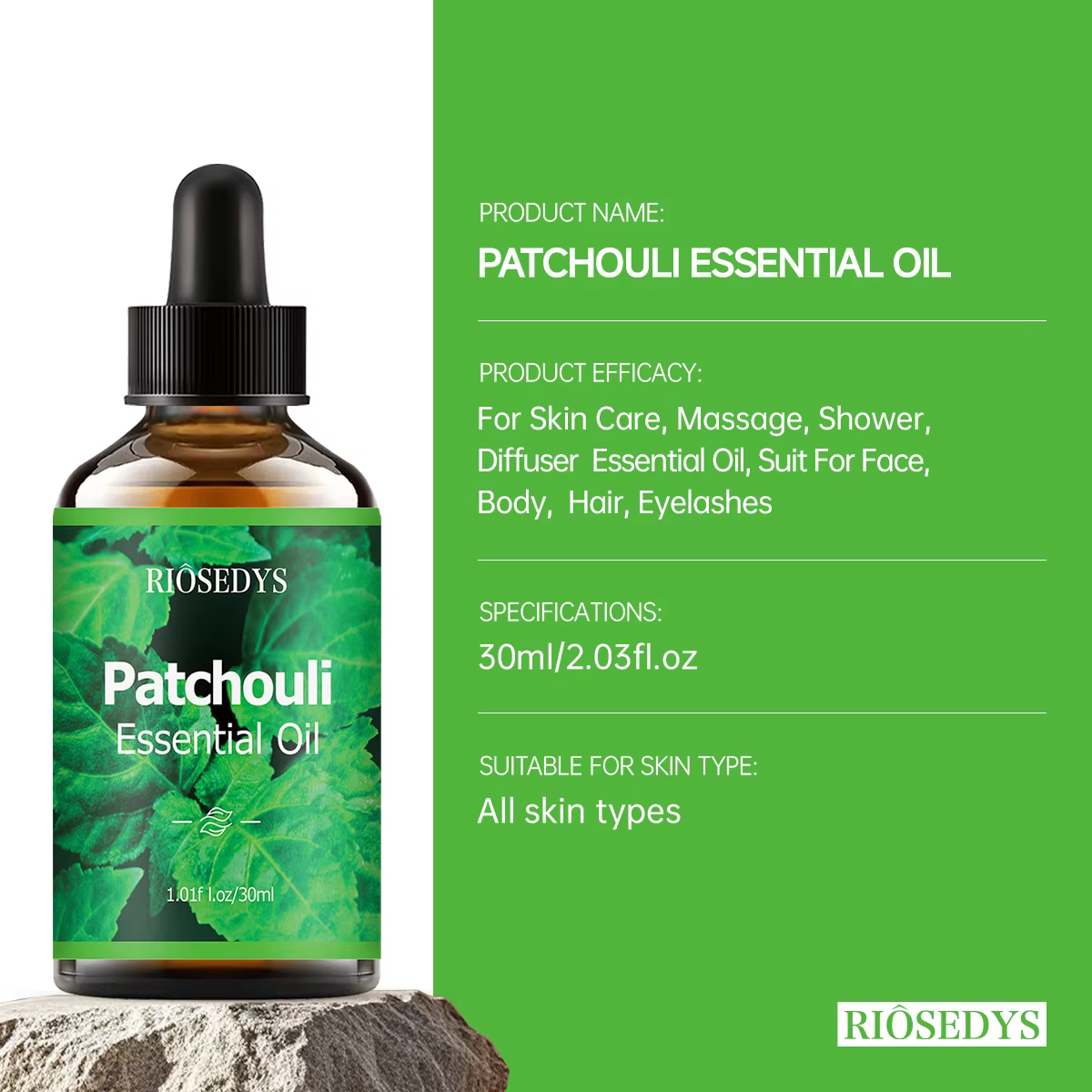 Huile essentielle de patchouli