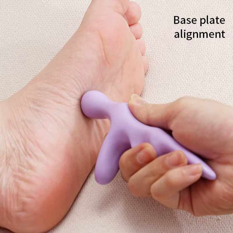 Masseur de pieds d'acupression en T