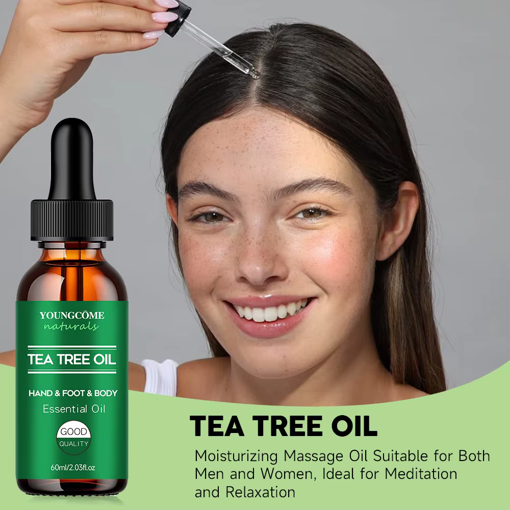 Huile essentielle d'arbre à thé pour soins de la peau