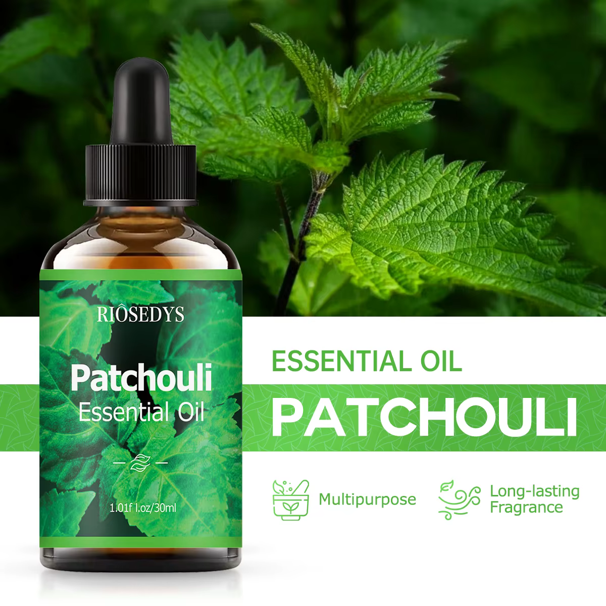 Huile essentielle de patchouli