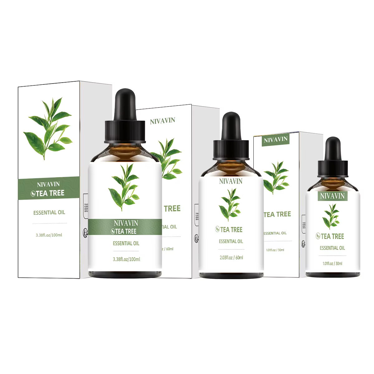 NIVAVIN Huile d'Arbre à Thé 30ml/60ml/100ml