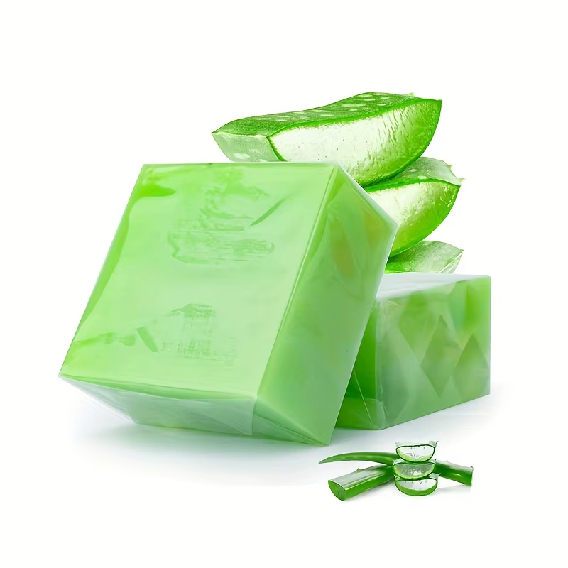Savon fait main à l'aloe vera entièrement naturel aux huiles essentielles 100g