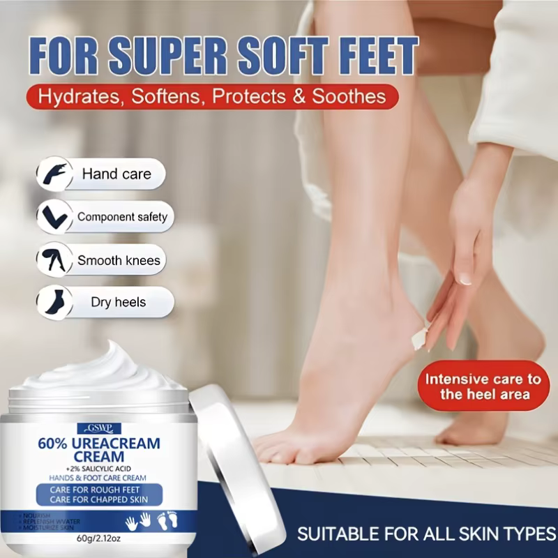 Crème pour les mains et les pieds GSWP à 60 % d'urée