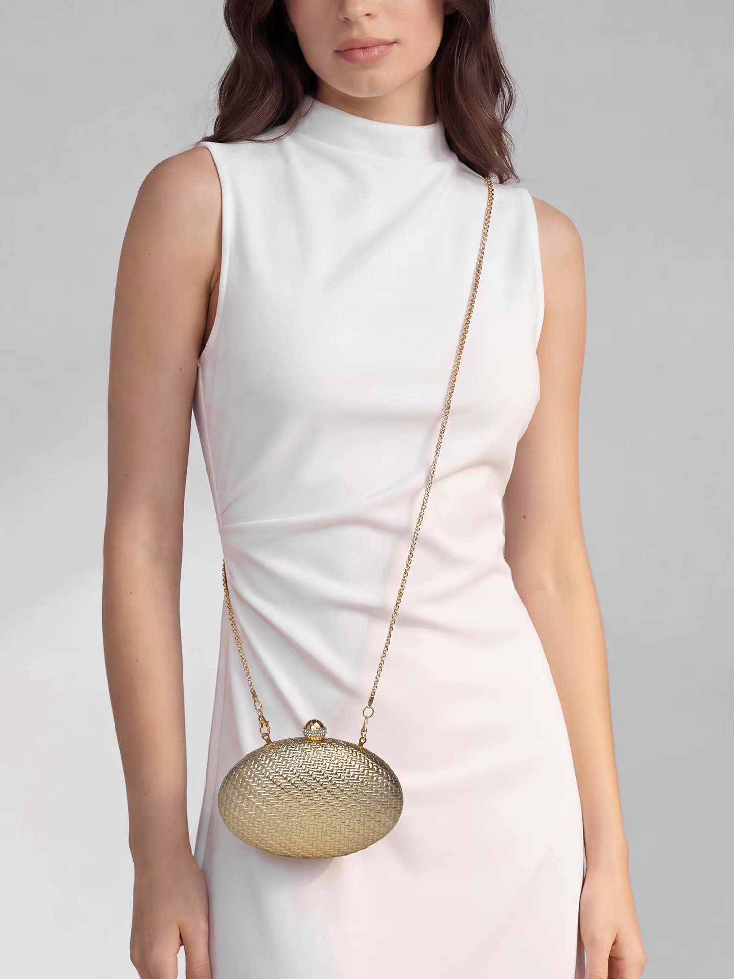 Sac de soirée mini élégant et luxueux pour femmes, sac à main classique de couleur unie, adapté aux fêtes, mariages et banquets