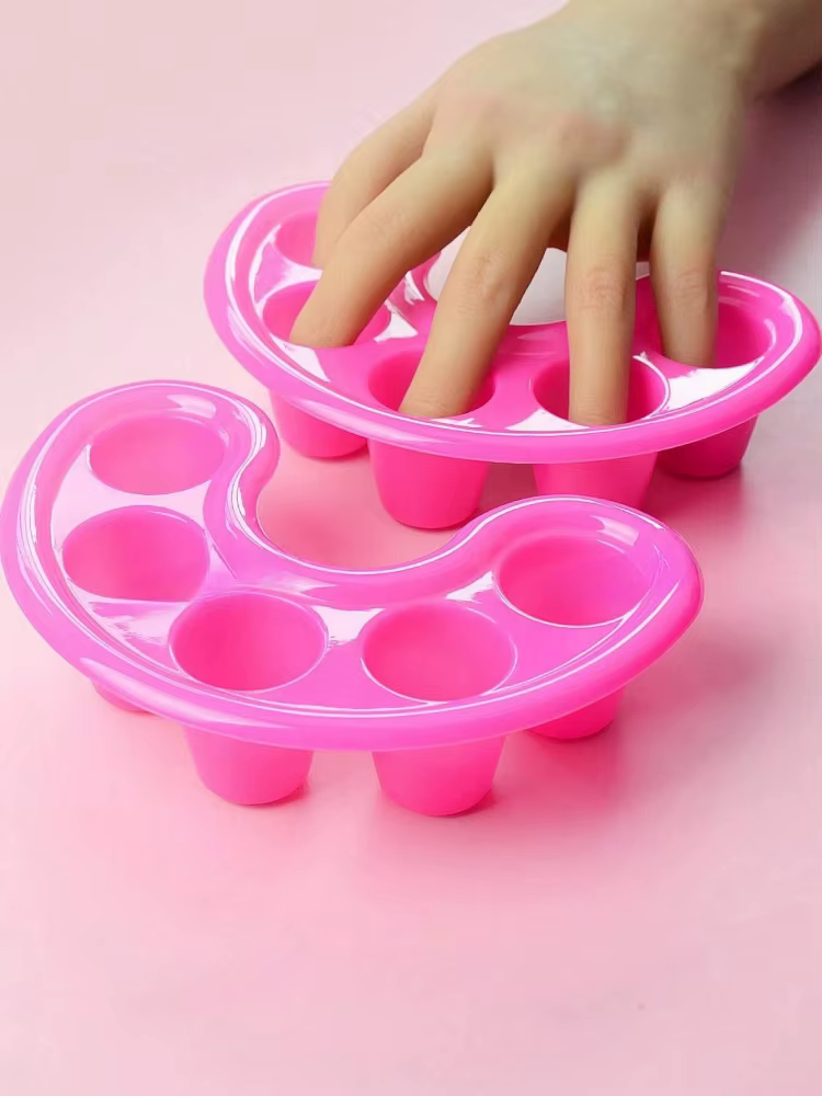 1/2 PIÈCES Bol de trempage pour le lavage des mains et le retrait de vernis à ongles